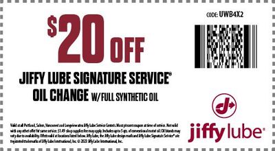 Jiffy lube shop emissions coupon